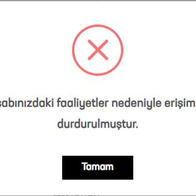 Passo Hesabım Keyfi Şekilde Bloke Edildi, Nedenini Öğrenemiyorum