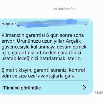 Ek Garanti Faturasının Yanlış Düzenlenmesi Ve İlgisizlik