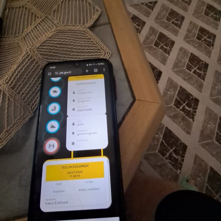 PTT Kargo Banka Kartımı Teslim Etmeden Kabul Edilmedi Diye İşlem Yapmış