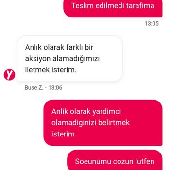 Siparişim Teslim Edilmedi İletişim Yok Müşteri Hizmetleri Çözüm Sunmuyor