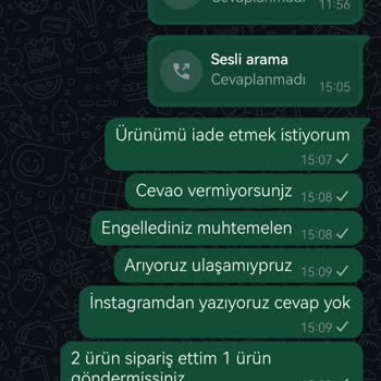 Eksik Ve Yanlış Ürün, İletişimsizlik Ve Yüksek Değişim Ücreti Mağduriyeti