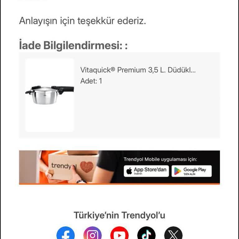 Trendyol Cayma Hakkı İle İade Ettiğim Ürünler Reddedildi Mağduriyetim Giderilmiyor