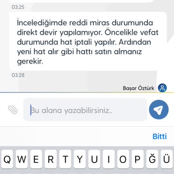 Vefat Eden Yakınıma Ait Hattın Devri İçin Çözüm Bulunamıyor, Mağduriyetim Sürüyor