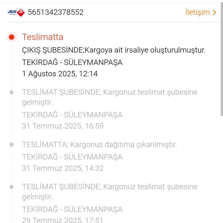 Kargom Adresime Ulaşmadan İade Edildi Hiçbir Bilgilendirme Yapılmadı