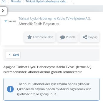 Kurulum Yapılmadan Abonelik Başvurusu Sonuçsuz Kaldı