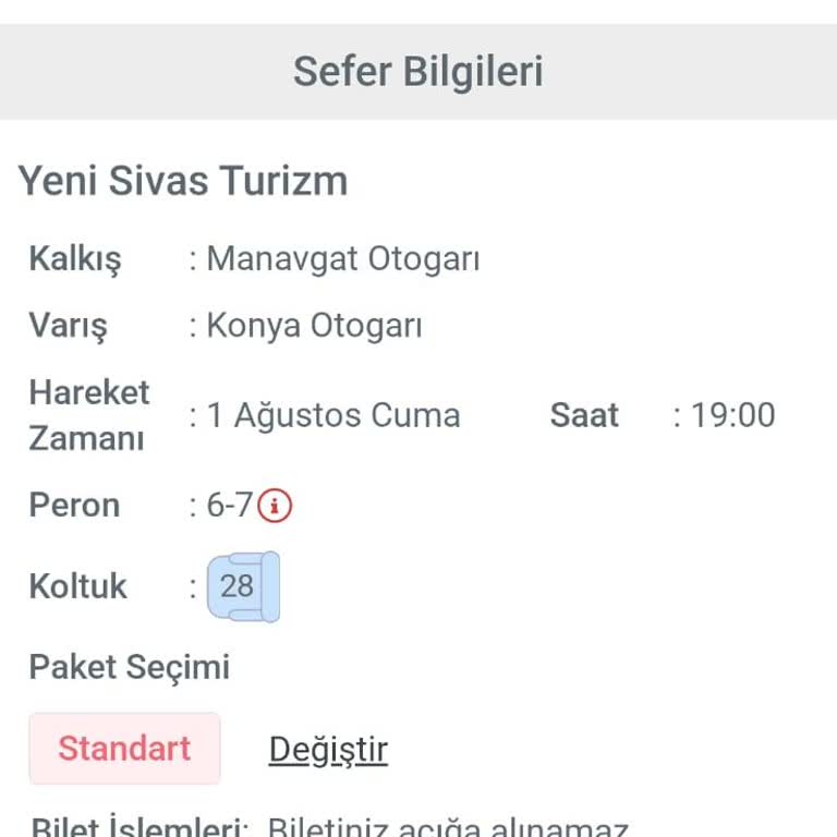 Satın Aldığım Bilet Sistem Üzerinde Görünmüyor, Destek Alamıyorum