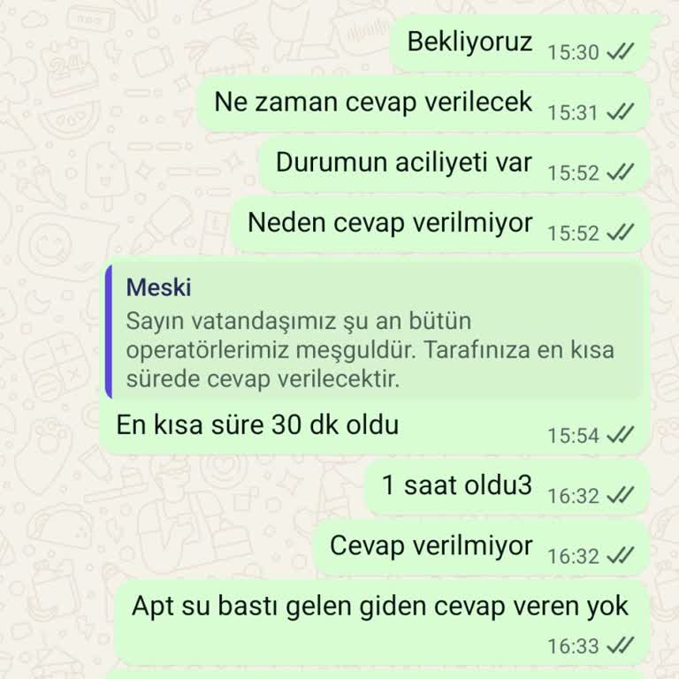 Bahçelievler'de Su Patlaması Sonrası MESKİ'den Müdahale Bekleniyor
