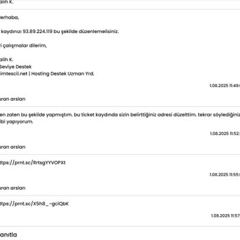 İsimtescil'den Ücretsiz SSL Kurulumunda Destek Alamıyorum