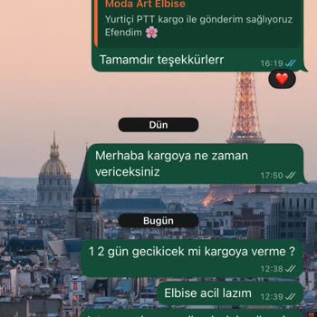 Ödeme Sonrası İletişimsizlik Ve Kargo Bilgilendirmesi Yapılmaması