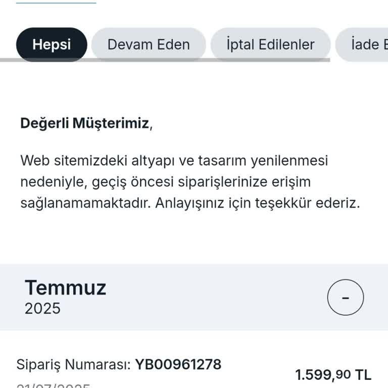 Siparişim Onaylandıktan Sonra Ürün İptal Edildi, Mağdur Edildim