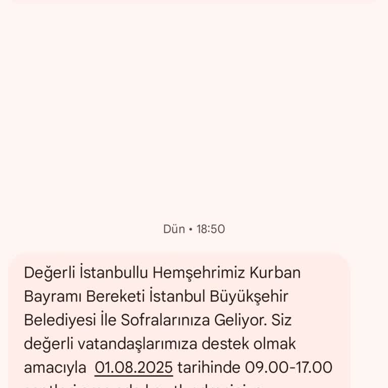 Sosyal Yardım Teslimatı Yapılmadı Bilgilendirme Yok