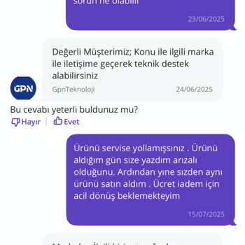 Arızalı Kamera İçin Para İadesi Yapılmıyor, Destek Alamadım