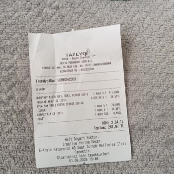 Aldığım Peynir Küflü Çıktı, Mağduriyetimin Giderilmesini İstiyorum