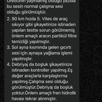 Tekrarlayan Park Sensörü Arızası Ve Yetersiz Servis Desteği