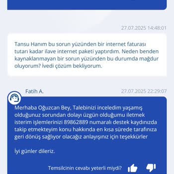 Fiber Dönüşüm Sonrası İnternet Yok Müşteri Hizmetleri Çözüm Sunmuyor