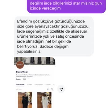 Ayıplı Gözlük Ve İade Talebimin Keyfi Şekilde Reddedilmesi