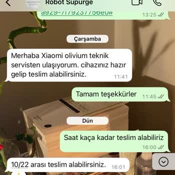 Robot Süpürge Sorunum Çözülmedi, Aynı Arızayla Geri Geldi