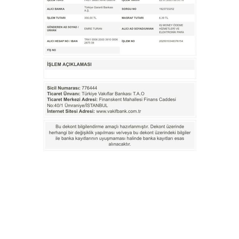 Hizmet Alınmadan Yapılan Transferlerin İadesi Reddedildi