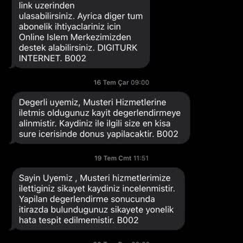 Digiturk’ten Söz Verilen Fiber İnternet Yerine VDSL Hizmeti Ve Mağduriyet