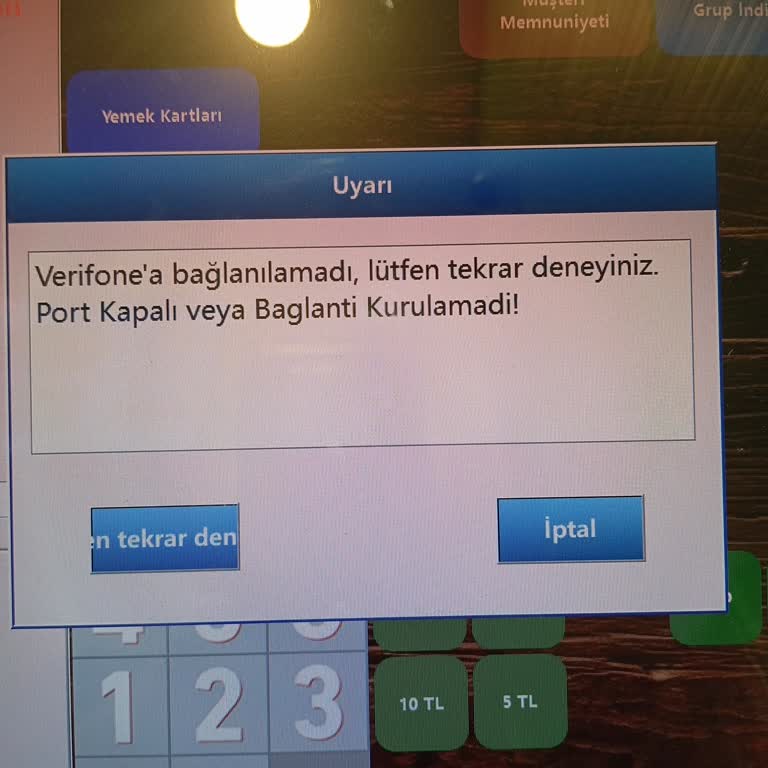 İş Yerinde Cihaz Arızası Nedeniyle Ödemeler Gerçekleşmiyor, Maddi Kayıp Yaşadım