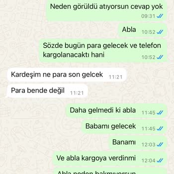 WhatsApp Üzerinden Satın Aldığım İphone Gönderilmedi, Ücretim İade Edilmedi