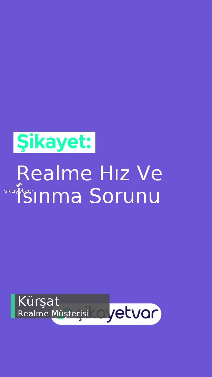 Realme İnternet Ve Isınma Sorunu videonun kapak resmi