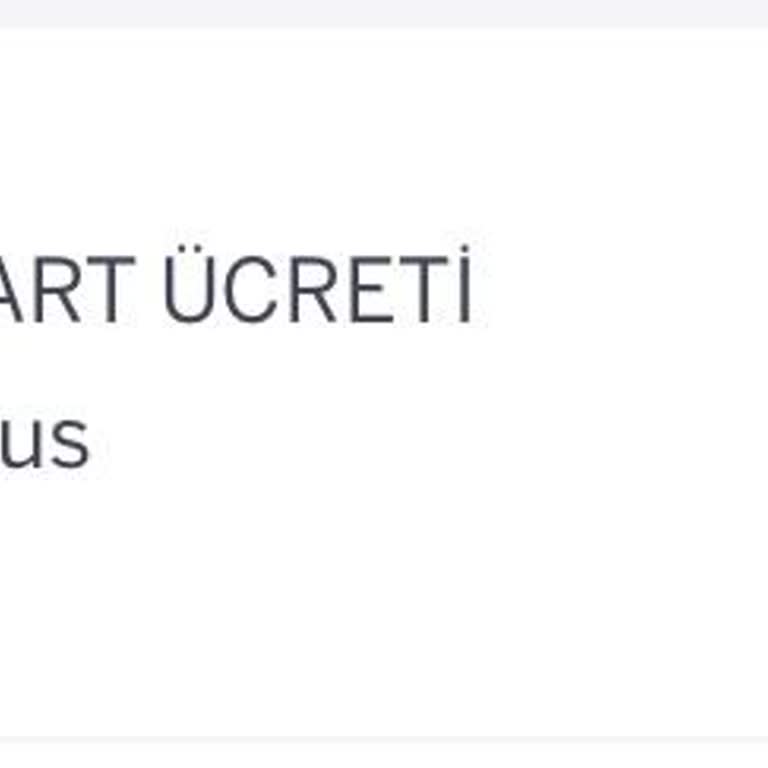 Kredi Kartı Aidat Ücretimin İadesini Talep Ediyorum