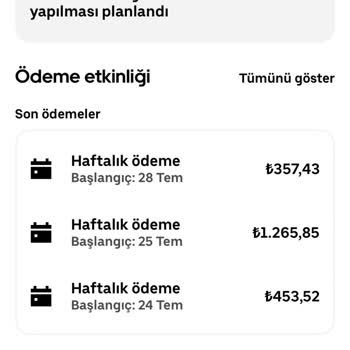 Uber'den Kazancımın Tamamı Yatmadı, Mağdurum