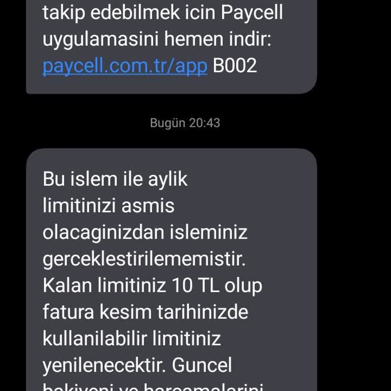 Turkcell'den Sebepsiz SMS Ve Yetersiz Müşteri Hizmeti