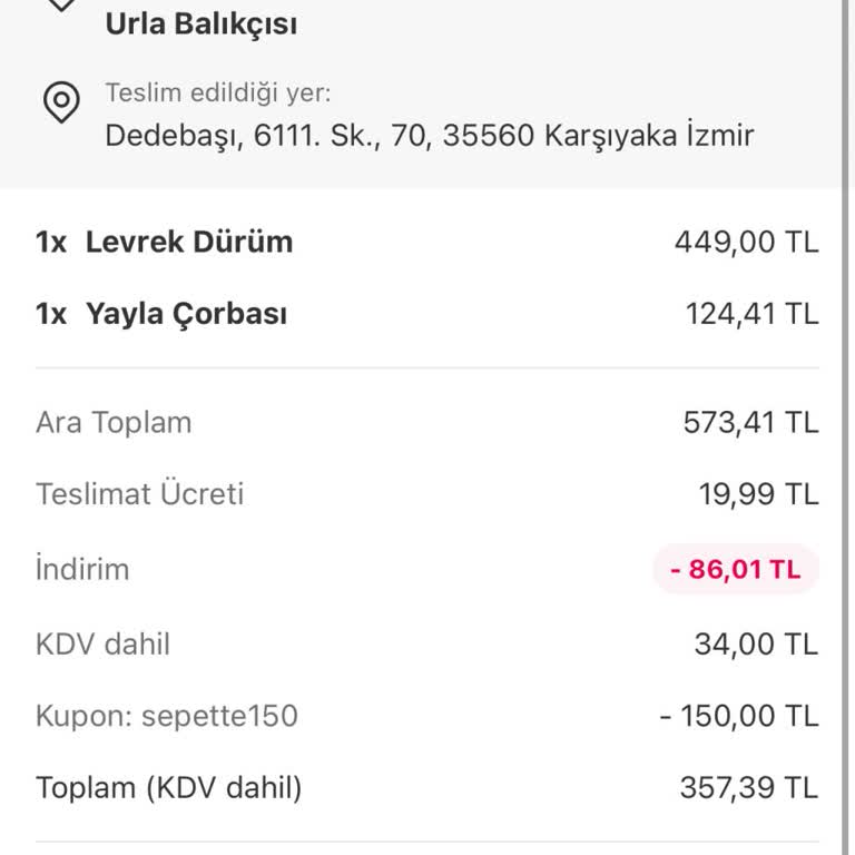 Siparişim Soğuk Ve Eksik Geldi, Muhatap Bulamıyorum