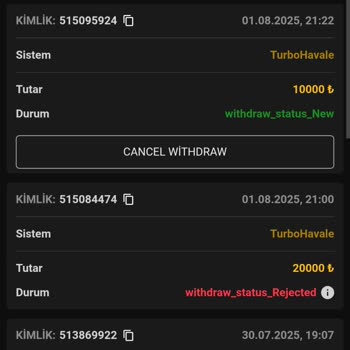 Çekim Limiti Hakkında Bilgilendirme Eksikliği Ve Yetersiz Müşteri Hizmeti