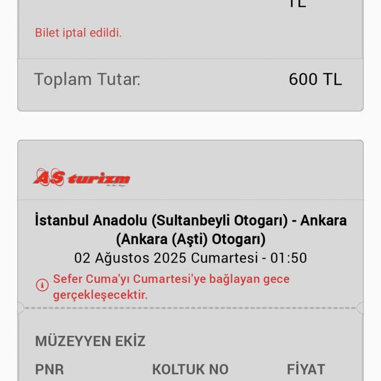 İptal Edilen Seferler Ve Ulaşılamayan Müşteri Hizmetleri Mağduriyeti