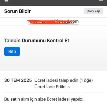 Apple İade Onayına Rağmen Turkcell Faturamdan Ücret Düşülmedi