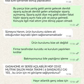 Kurulumda Kırık Parça Ve Yanlış Gönderimle Çözülmeyen Sorunlar