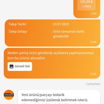 Yanlış Ürün Ve İade Sonrası Haksız Kargo Ücreti Kesintisi