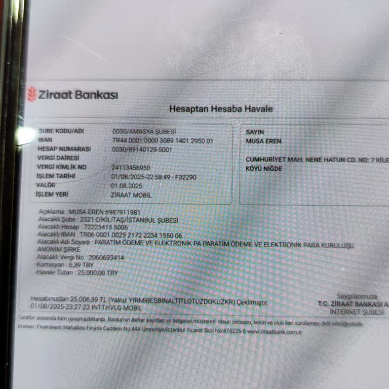 Paratim Hesabına Yatırılan Paranın Hesaba Geçmemesi Ve Hesaba Erişim Sorunu