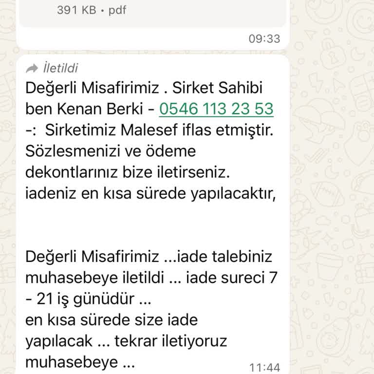 Tur Şirketinin İflası Sonrası Ücret İadesi Yapılmıyor!