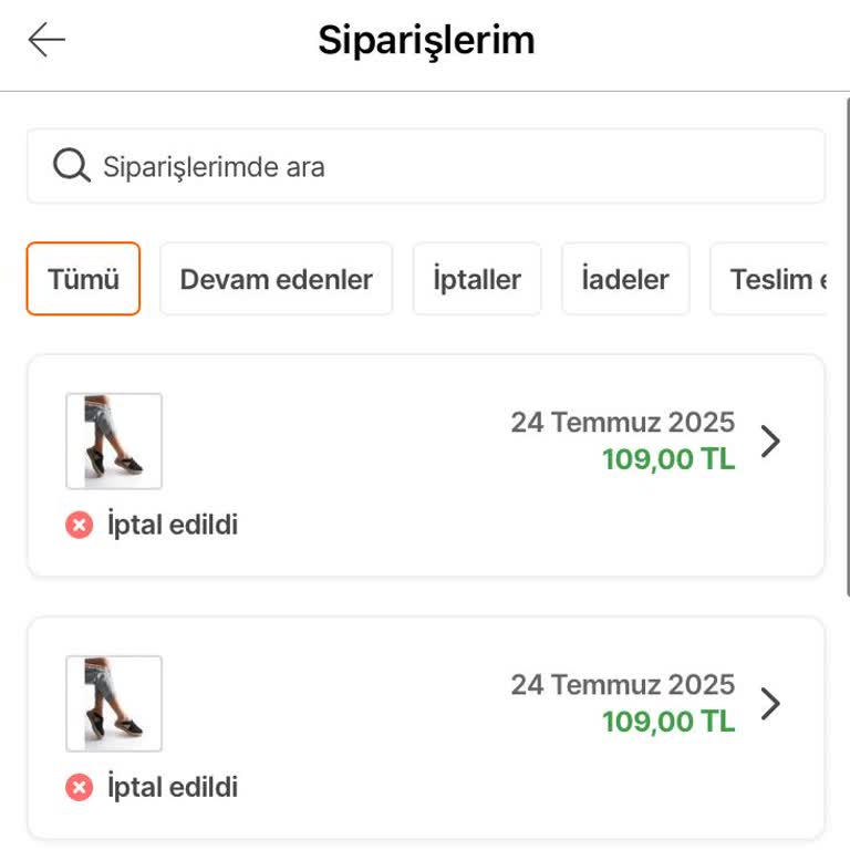 Siparişim Bana Sorulmadan İptal Edildi Ürün Gönderilmedi Açıklama Yapılmadı
