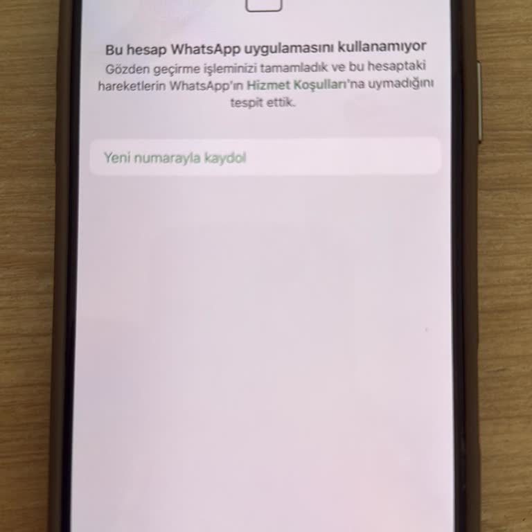 WhatsApp Hesabım Başkası Tarafından Kullanıldı Ve Engellendim