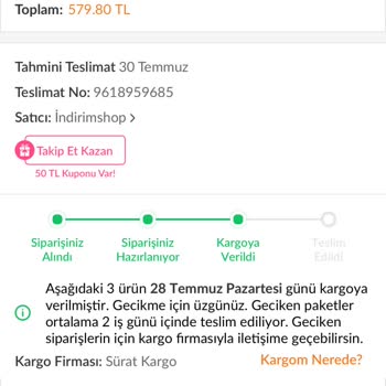 Kargom Uzun Süredir Teslim Edilmedi Ve Bilgi Alamıyorum