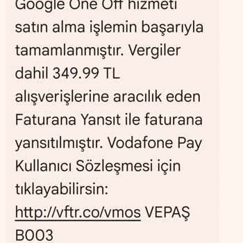 Onayım Dışında Yapılan Google Play Ve Vodafone İşlemleri Hakkında Ücret İtirazı