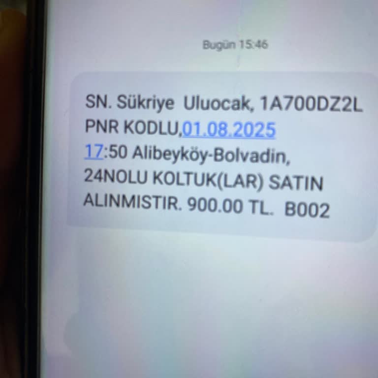 Yanlış Peron Bilgilendirmesi Nedeniyle Yolculuk Yapamadım, Ücretim İade Edilmedi