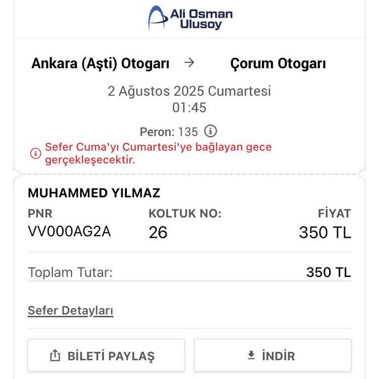 Yolculukta İlgisizlik Nedeniyle Yanlış Şehirde İndirildim, Mağduriyetimin Giderilmesini İstiyorum