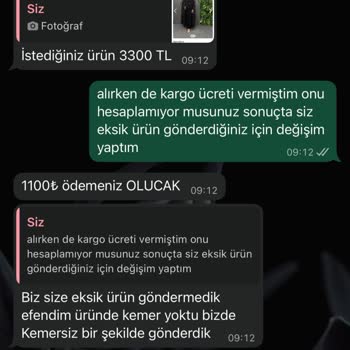 Eksik Ürün Ve Olumsuz İletişimle Mağdur Oldum