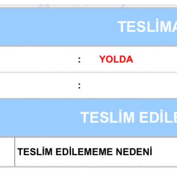 Kargo Takip Bilgisi Ve Teslimat Süreci Hakkında Bilgilendirme Eksikliği
