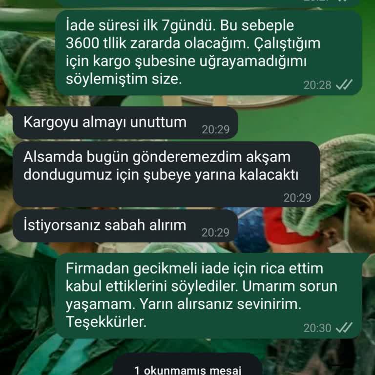 Aras Kargo Adresten İade Talebimi 9 Gündür Yerine Getirmiyor