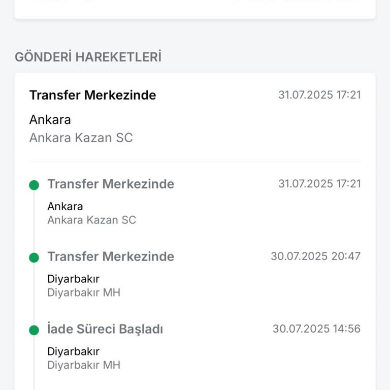 Yanlış Barkod Nedeniyle Ürünüm Teslim Edilmeden İade Edildi