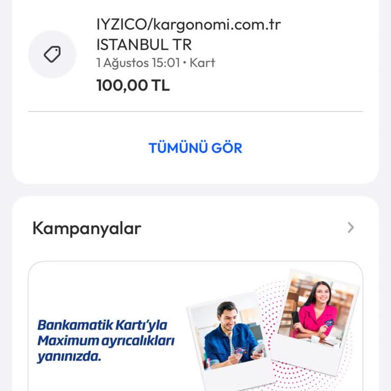 Hesabımdan İzinsiz 1500 TL Çekildi, Paramın İadesini İstiyorum