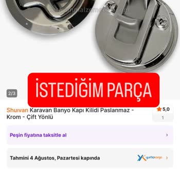 Karavanmalzemecim.com Sorumsuz Çalışanları İle Satış Yapan Bir Firma!