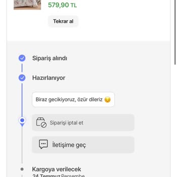 Teslimat Gecikmesi Ve Kayıp Ürünle Mağduriyet Yaşıyorum